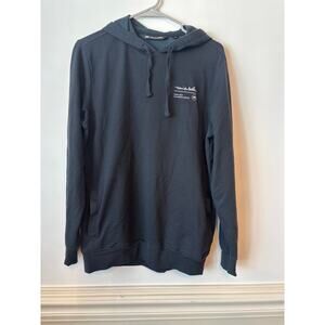Travis Mathew Black Golf Sweatshirt Hoodie Pima Cotton Blend Soft Size Medium